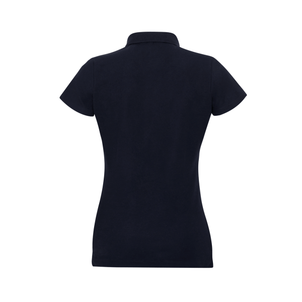 Navy Dry Fit Performance Short Sleeve Polo Shirt For Women